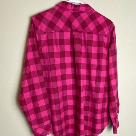 SALE Vineyard Vines Relaxed Fit Buffalo Check Flannel Buttondown Top size 16 - Picture 9 of 12